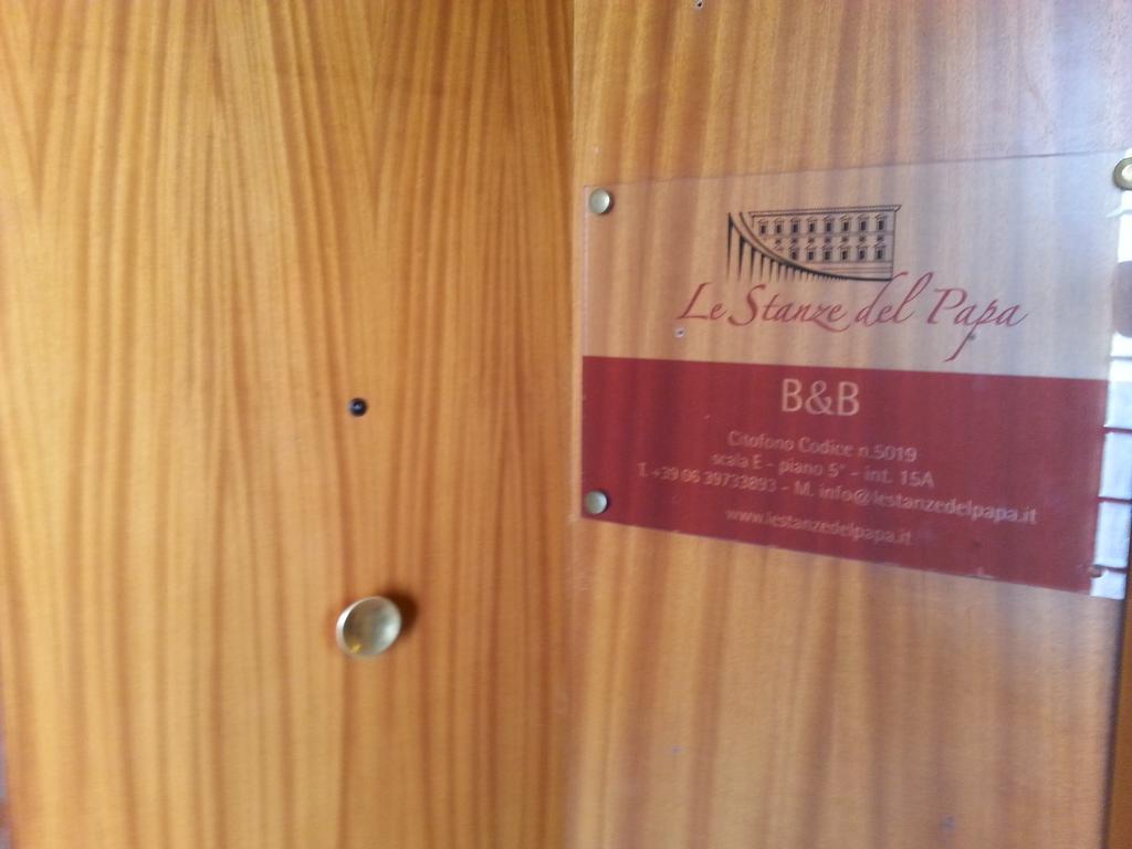 Bed and Breakfast Le Stanze Del Papa Roma Exterior foto